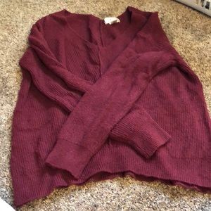 Burgundy Sweater